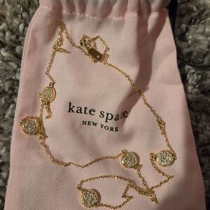 Kate Spade Gold Necklace with Sparkling Accents